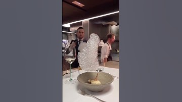 A 3 Michelin star dessert in Spain Would you try? #michelinstars #michelinrestaurant