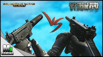 Escape from Tarkov vs Contract Wars Weapon Comparison (SMGs)