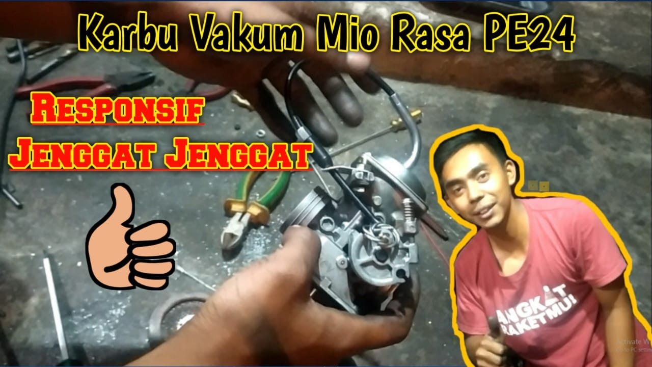 Karbu Vakum Mio Menjadi Karbu Racing Rasa PE