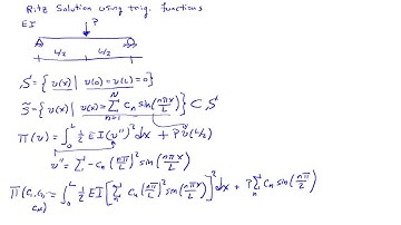 Ritz Method: Trigonometric Functions