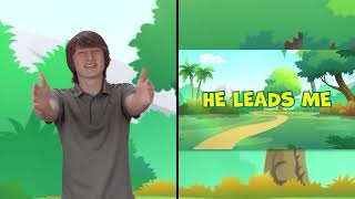 the lord is my shepherd psalm 23 1 3 hand motions split
