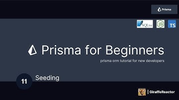 Prisma Tutorial for Beginners #11 - Seeding