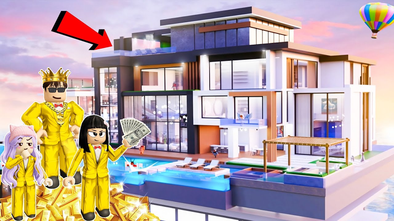Yuta Mio Buat Rumah Impian Ada Kolam Renang Dan Lift! | ROBLOX