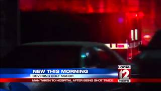 Man shot twice in Golf Manor