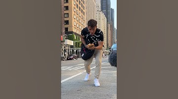 Pt.1 Backstage of the next video in NYC! Check pt.2 to know how to take a taxi easily 😂 #vfx #nyc