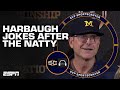 I can sit at the &#39;big person table&#39; with my family - Jim Harbaugh has jokes 🤣 | SC with SVP