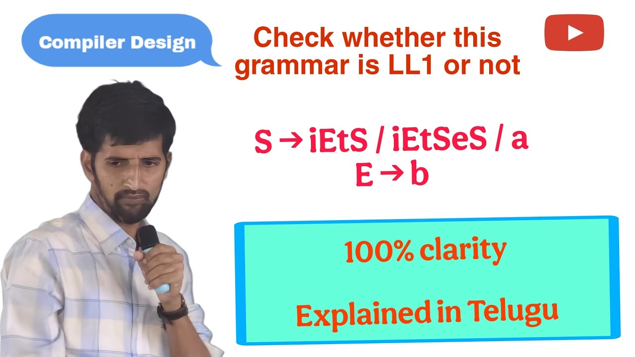 LL(1) Parser | Step-by-Step Tutorial with Examples - YouTube