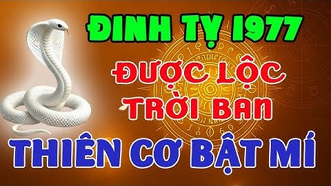 Thiên Cơ Bật Mí!!!Đinh Tỵ 1977 Là Tuổi Duy Nhất Được Trời Ban Phước Lộc