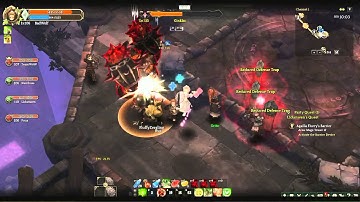 Tree of Savior CBT - Ginklas Boss Fight Mage Tower 1F