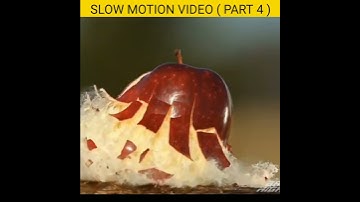 SLOW MOTION VIDEO (PART 4) || Short Gun Fire on Apple everything look amazing #shorts