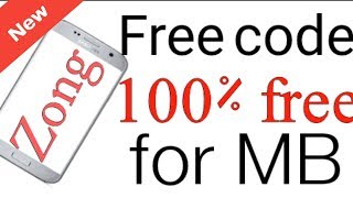 Free Zong Code For Mbsfree 100% Code