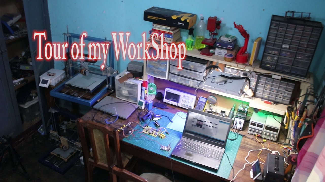 Tour of my workshop 2021 - YouTube