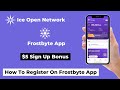 Ice frostbyte app launch  how to register on ice frostbyte app  free 5 signup bonus frostbyte