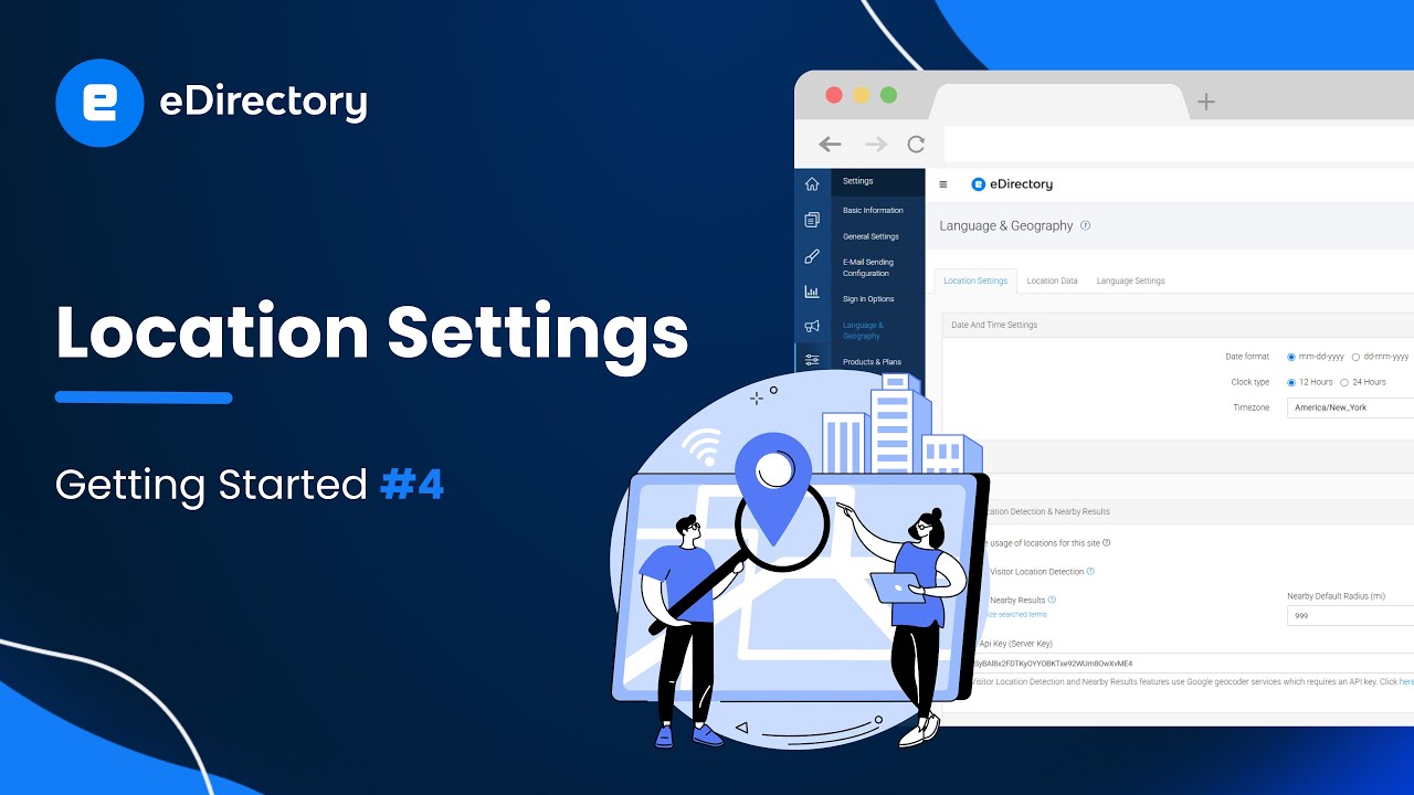 Getting Started #4 - Location Settings | eDirectory