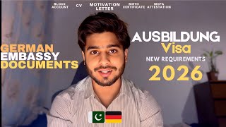 🇩🇪 German Visa File Checklist 2026 | Documents required for Germany Ausbildung visa #ausbildung2026 