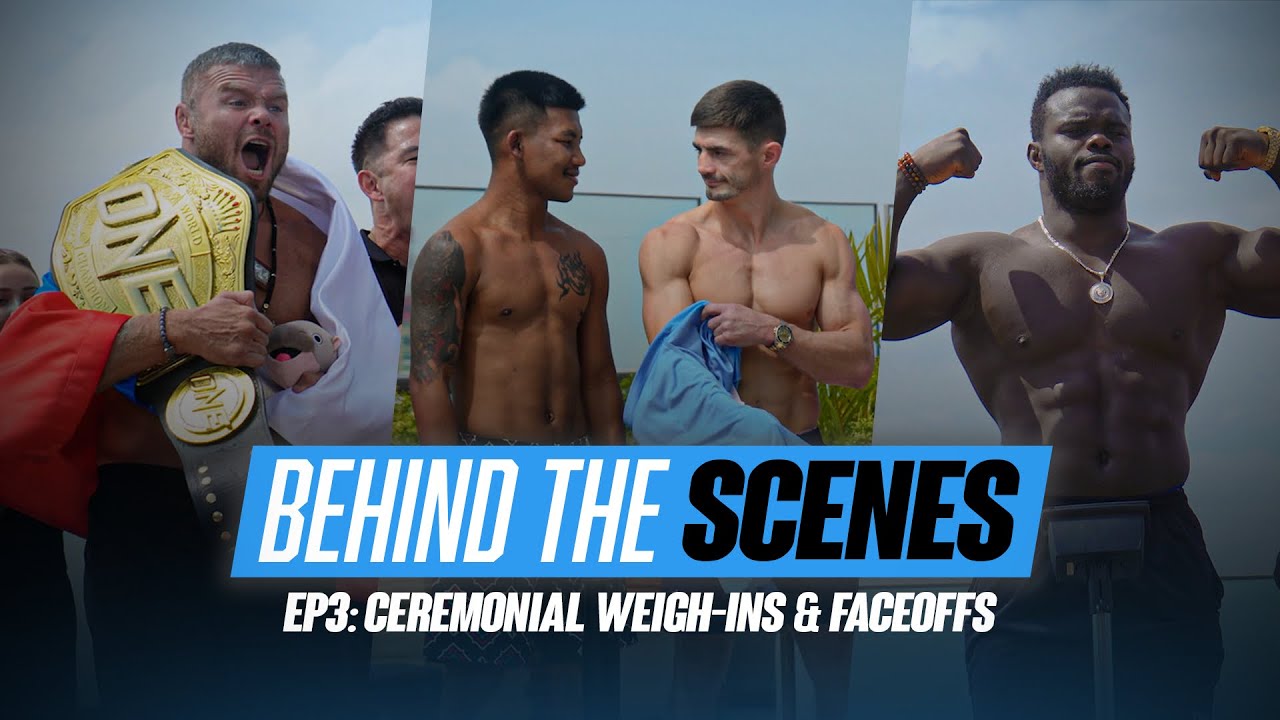 ONE 169 Behind the Scenes Episode 3 Ceremonial Weigh ins & Face Offs