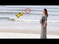 Man Takes Photo Of Pregnant Wife But Got The Shock Of His Life Seeing This Detail