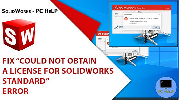 How to Fix "Could not obtain a license for SolidWorks Standard" Error | #solidworks #howto #pchelp