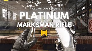 Marksman Rifle Platinum - Showcase and Reload Animation!!! #codm #codmobile screenshot 5