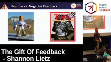 AppSec EU 2017 The Gift Of Feedback by Shannon Lietz