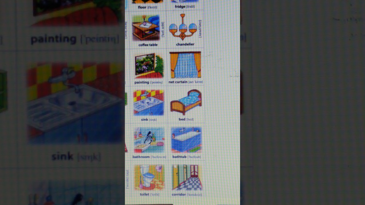 English language learning In a house 