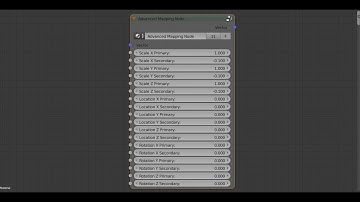 Blender Cycles Tutorial: Advanced Mapping Node