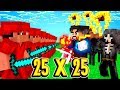 25 VS 25! БИТВА С НЕКРОМАНТОМ И ВСТРЕЧА С МОИМ СЫНОМ ЗОГОЙ! Minecraft