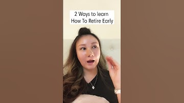 2 Ways to learn how to retire early #shorts