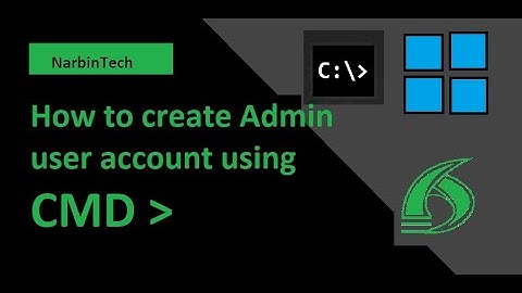 #How to create Administrator user account using CMD (command prompt)