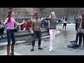 Video#1348 Washington Square Park Ballerina Dancing Pt 2