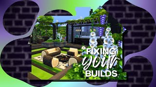 FIXING YOUR SIMS 4 BUILDS LIVE - Roofing, Landscaping, Floor Plans, and More #sahmhelplive S02E08