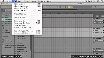 ABLETON LIVE 9 DVDs (4) Lesson 01: Live 9 Intro
