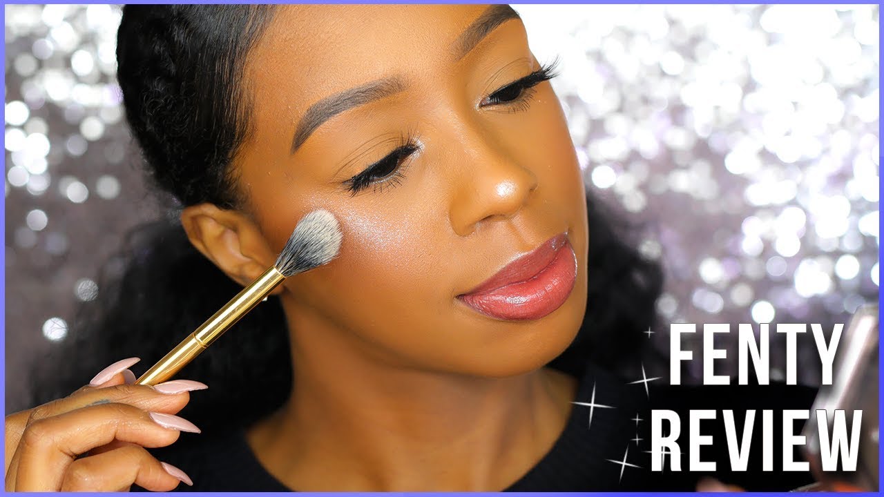SUPER HD Fenty Diamond Bomb & Diamond Milk Review 💎 - YouTube