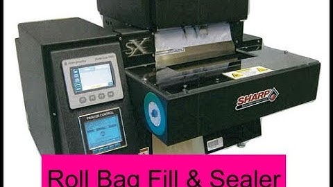 Continuous Roll Poly Bagger | Table Top |Sharp Model SX