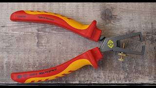 RedLine VDE Wire Stripping Pliers | Screwfix