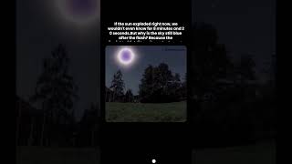 What happens if the Sun explodes right now? ☀️💥