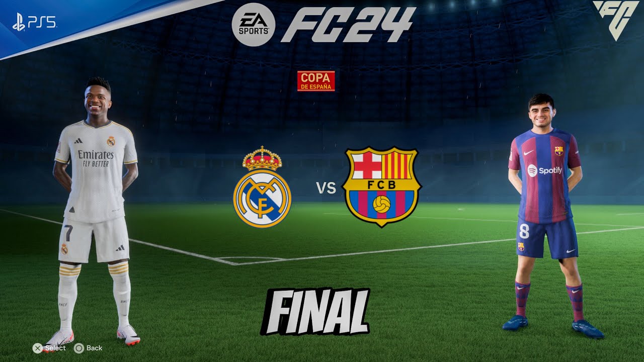 FIFA 24 - Real Madrid Vs Barcelona - Spanish Super Cup FINAL 2024 | PS5 ...