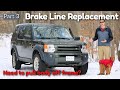 Replacing Brake Lines, Will NEVER Rust Again! [Land Rover Part 3]