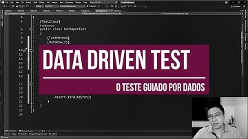 Como fazer um teste de unidade GUIADO POR DADOS no C# usando o MsTest