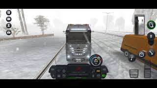 Truck Simulator  Ultimate. ЗИМА. УКРАИНА. Рейс  Запорожье - Харьков.