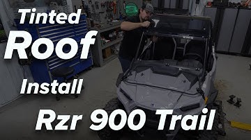 How To install a SuperATV Tinted Roof for a Polaris RZR Trail 900/ S 900/ S 1000