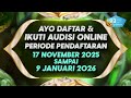 Iklan Ramadhan 2026 AUDISI AKSI 2026 SEGERA DI INDOSIAR