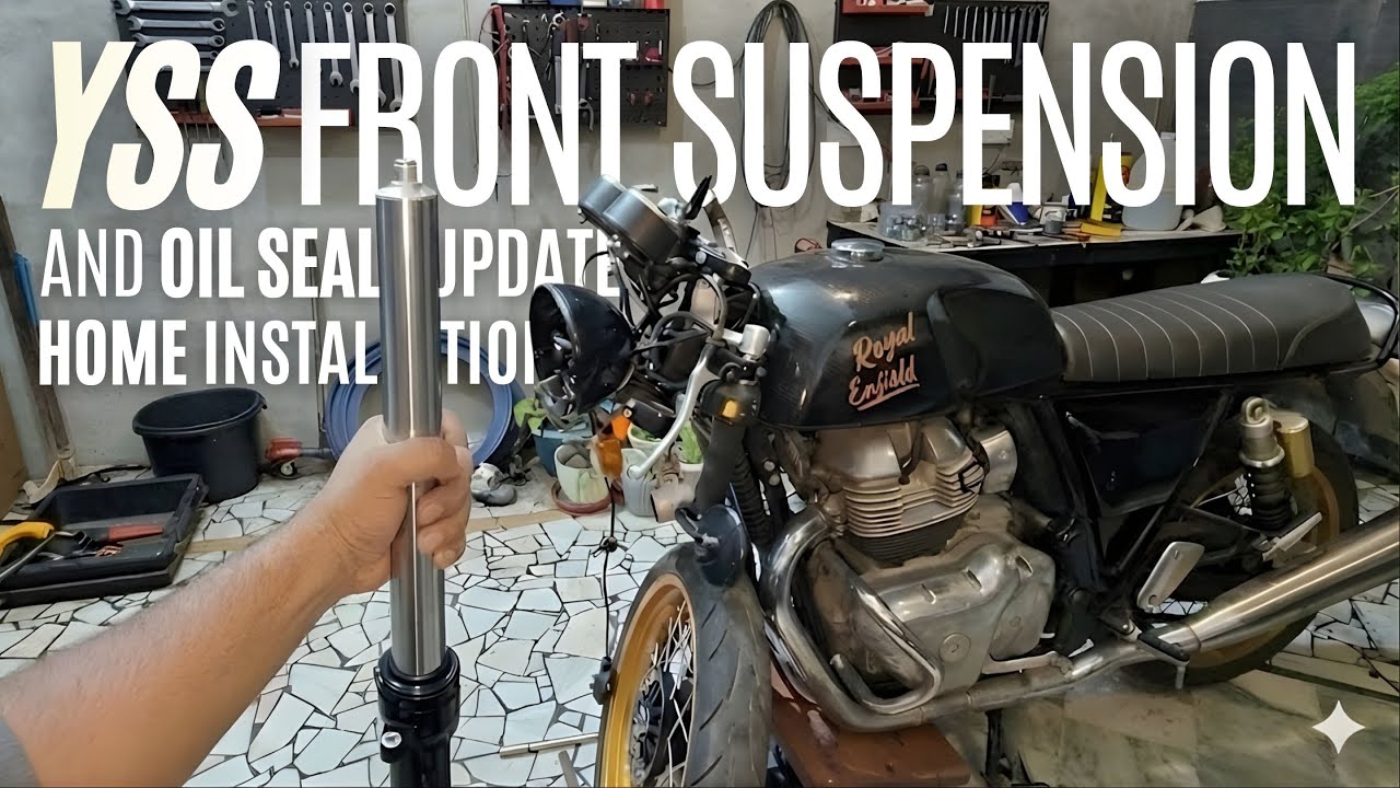 Fixing My Leaking Forks: YSS Suspension Rebuild on Continental GT 650 + Fork Seal Repair