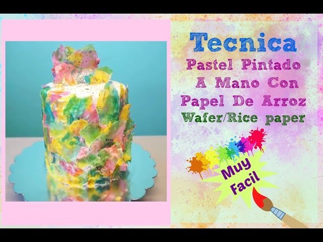 PAPEL DE ARROZ - Técnicas de Decoración 