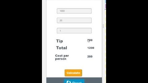 Making a Tip Calculator in Code.org