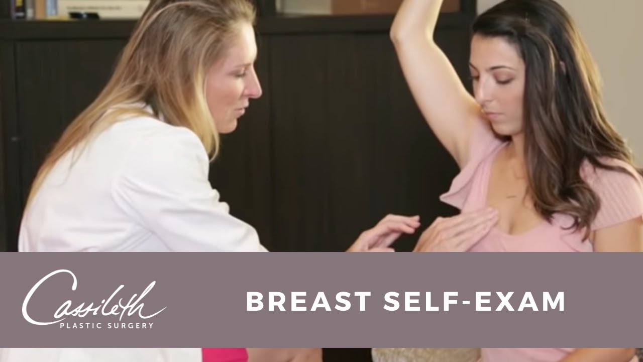 Girl shows boobs to teach breast exam