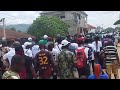 Procession Along Major Streets In Kenema RIP J S Keifala 