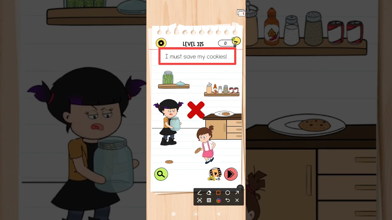 Brain Test 4 Level 325 Walkthrough solution - YouTube