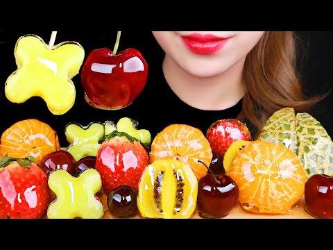 ASMR CANDIED FRUIT ? *TANGHULU* EATING SOUNDS MUKBANG NO TALKING