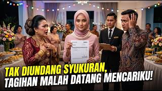 AKU TAK DIUNDANG KE SYUKURAN MERTUA, TAPI SAAT TAGIHAN DATANG DIA MENCARIKU — AKU CUMA TERTAWA DAN